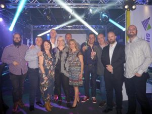 The entire Show Technology team at the event